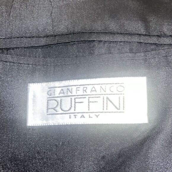 Gianfranco Ruffini Italy black tuxedo jacket - Picture 6 of 6